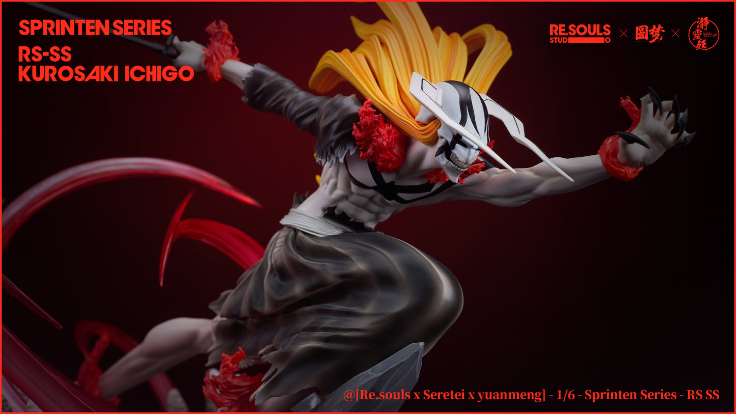 RE.SOULS STUDIO – BLEACH: SPRINTEN SERIES HUECO MUNDO ARC 1. COMPLETE HOLLOWFICATION ICHIGO [IN STOCK]