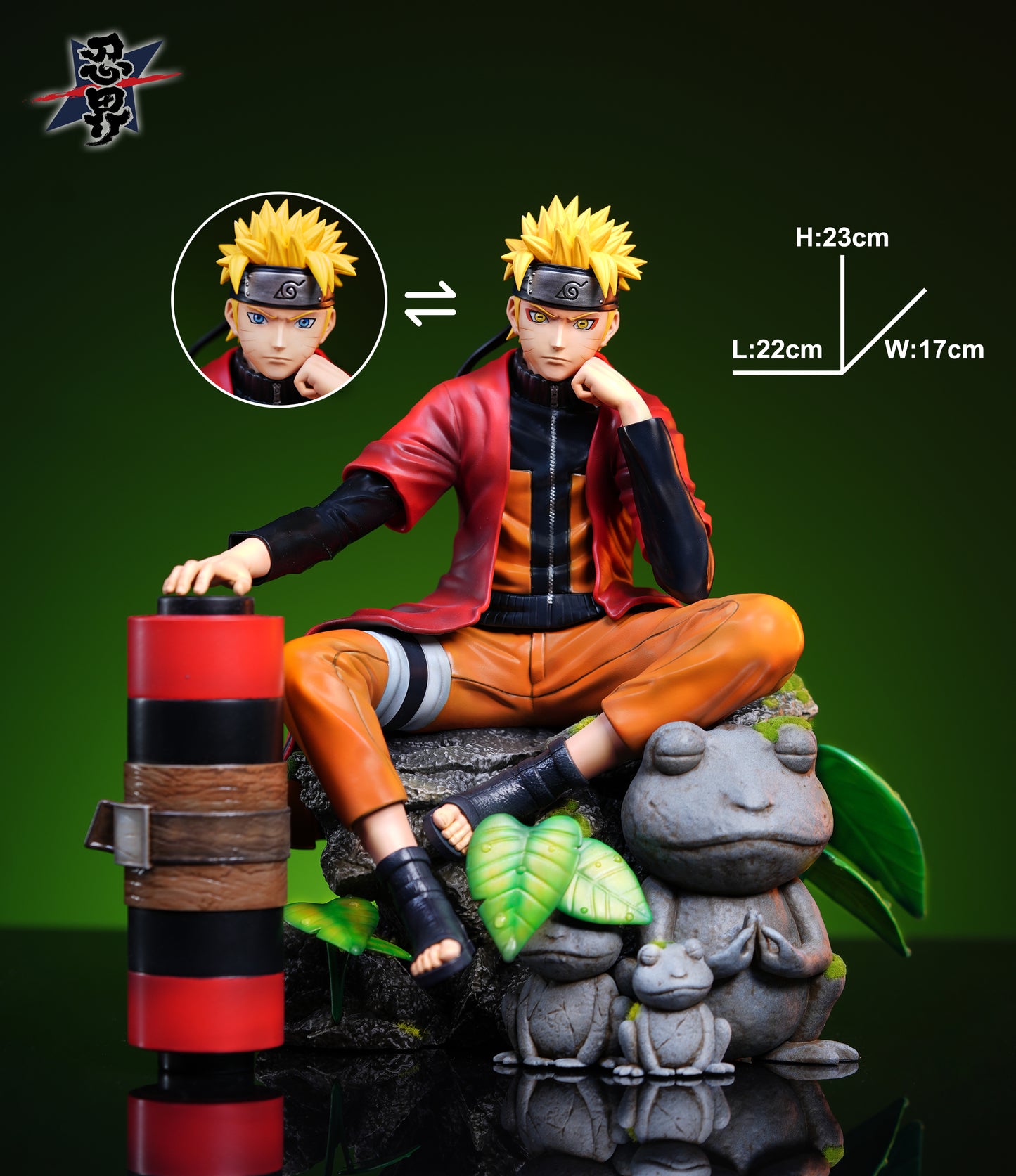 RENJIE STUDIO – NARUTO: SITTING SERIES 1. SAGE MODE NARUTO [IN STOCK]