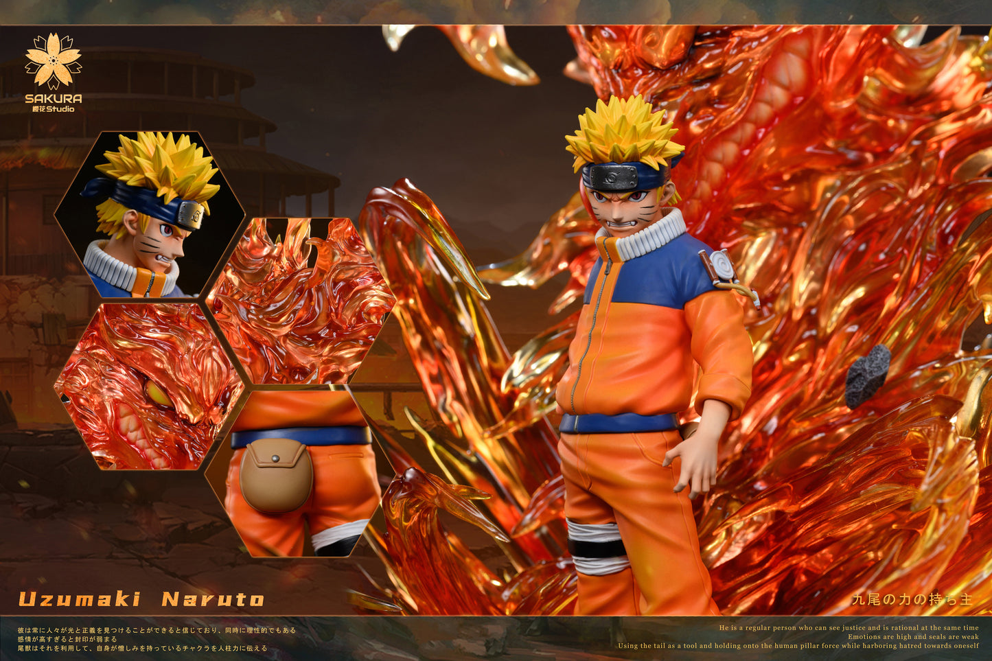 SAKURA STUDIO – NARUTO: 3. NARUTO UZUMAKI [PRE-ORDER]