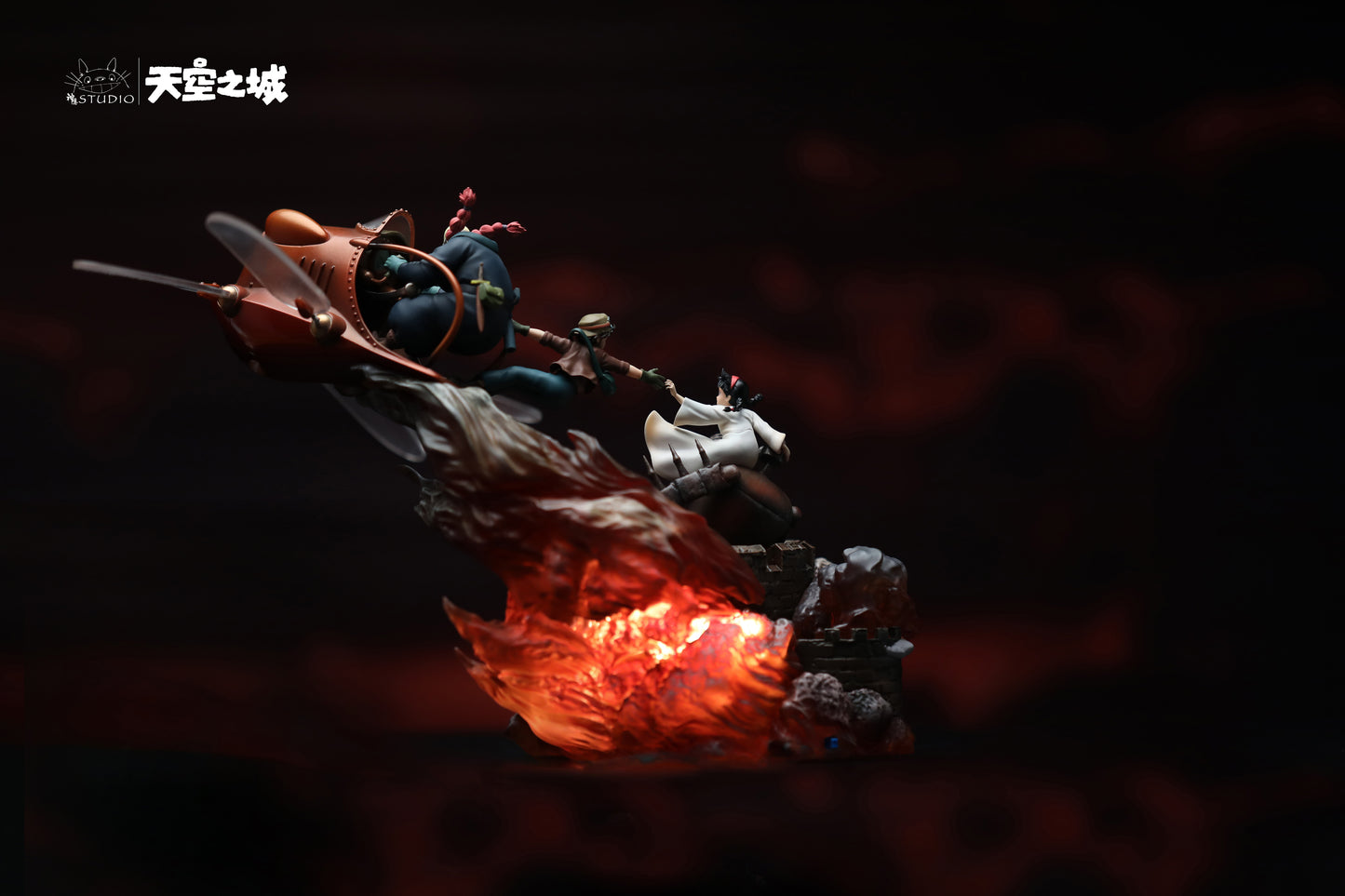 SHEN YIN STUDIO – CASTLE IN THE SKY: STOP-MOTION MEMORIES SERIES, PAZU RESCUING SHEETA [IN STOCK]