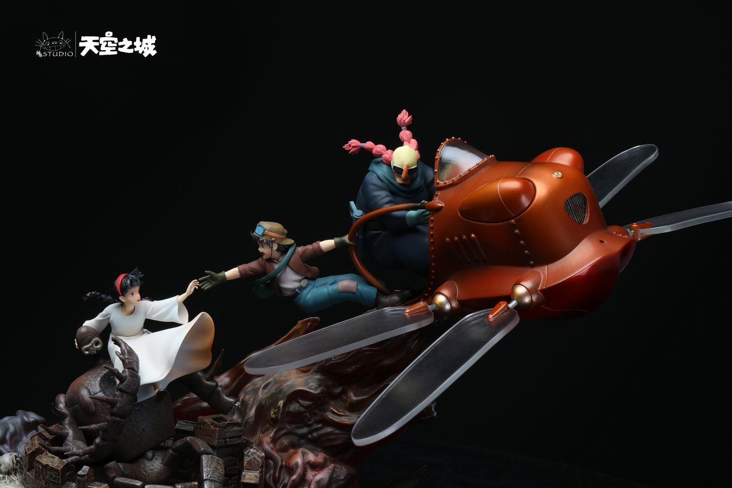 SHEN YIN STUDIO – CASTLE IN THE SKY: STOP-MOTION MEMORIES SERIES, PAZU RESCUING SHEETA [IN STOCK]