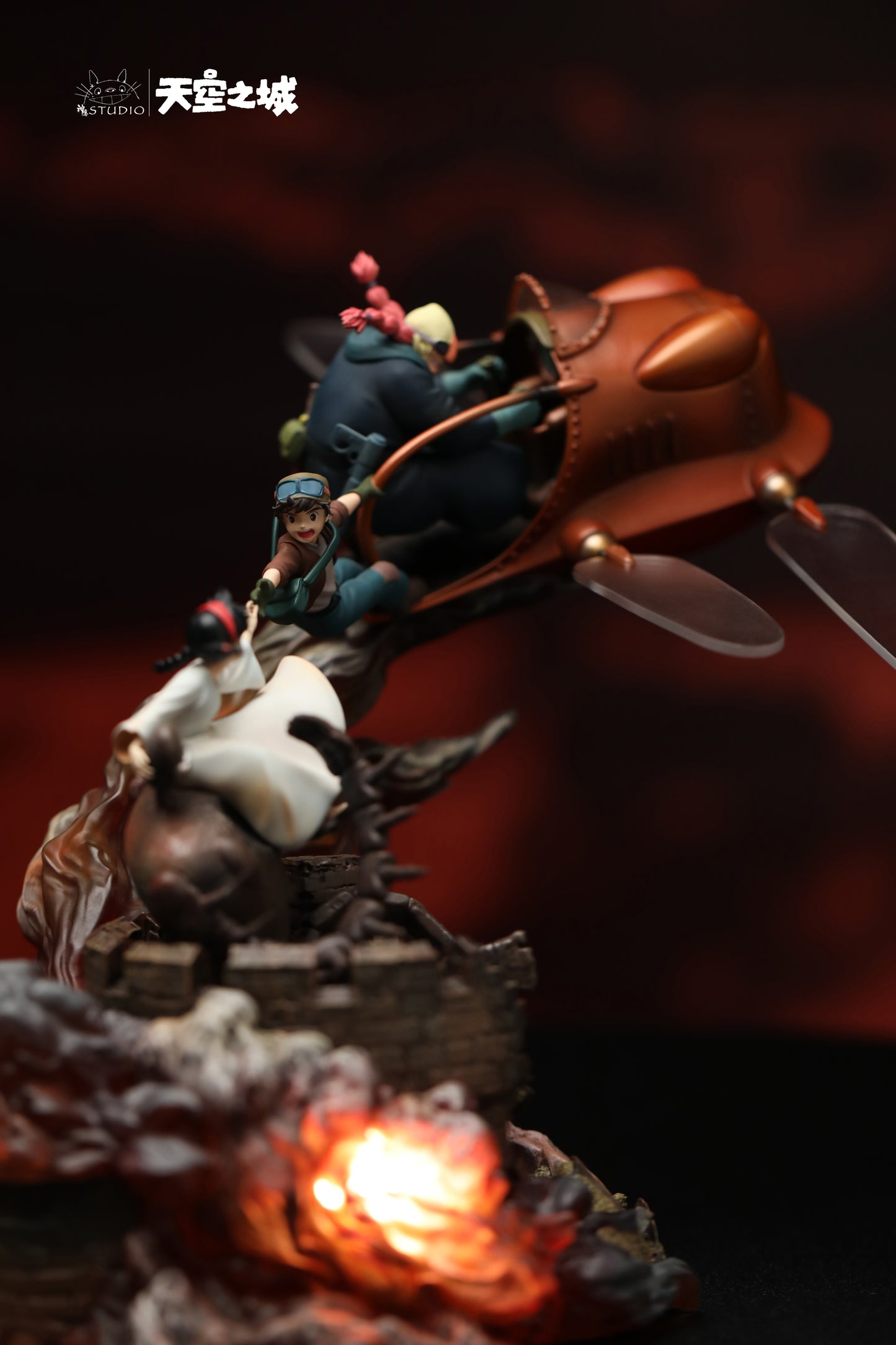 SHEN YIN STUDIO – CASTLE IN THE SKY: STOP-MOTION MEMORIES SERIES, PAZU RESCUING SHEETA [IN STOCK]