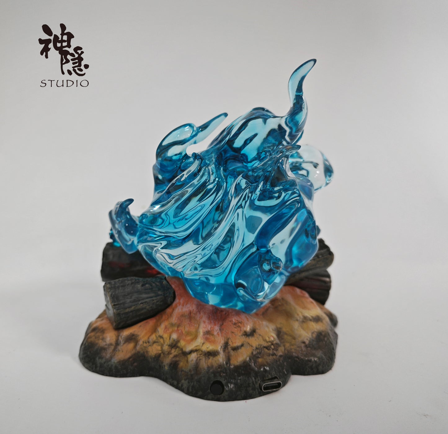 SHEN YIN STUDIO – HOWL’S MOVING CASTLE: MEETING SERIES, CALCIFER (BLUE VERSION) [IN STOCK]