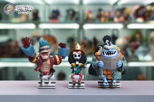 SHOWHAND STUDIO – ONE PIECE: STRAW HAT PIRATES SERIES, FRANKY, BROOK AND JINBE [PRE-ORDER]