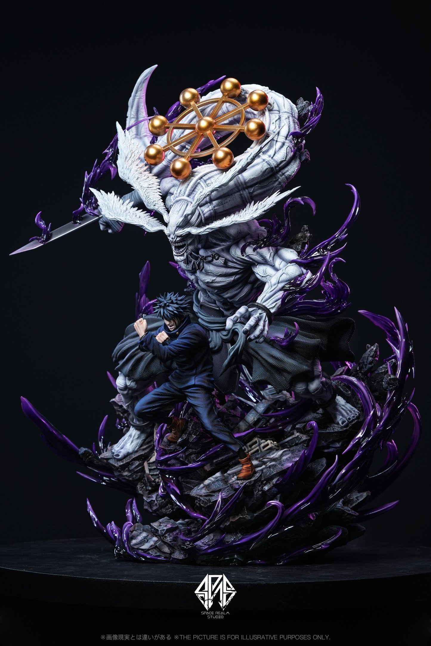 SPACE REALM STUDIO – JUJUTSU KAISEN: SSS LEVEL STATUE SERIES 1. MEGUMI AND SUKUNA [PRE-ORDER]