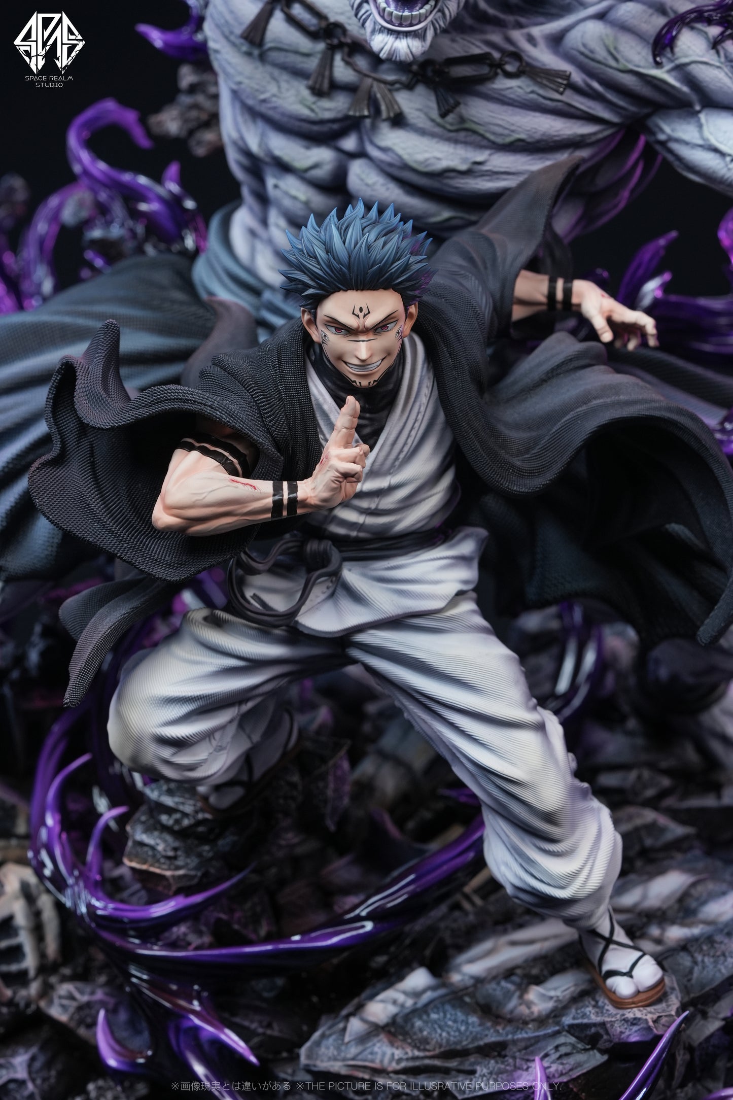 SPACE REALM STUDIO – JUJUTSU KAISEN: SSS LEVEL STATUE SERIES 1. MEGUMI AND SUKUNA [PRE-ORDER]