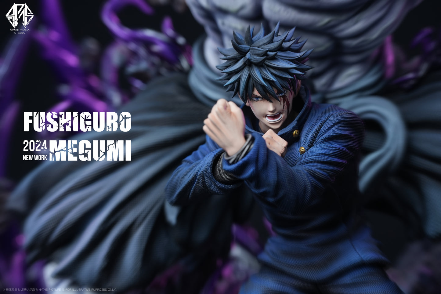 SPACE REALM STUDIO – JUJUTSU KAISEN: SSS LEVEL STATUE SERIES 1. MEGUMI AND SUKUNA [PRE-ORDER]