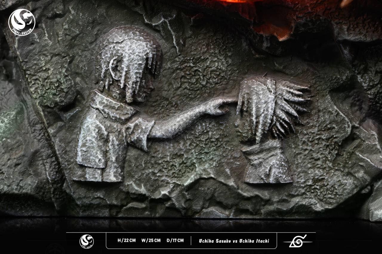 STONE CUSTOM STUDIO – NARUTO: WCF SCENE SERIES 2. BATTLE BETWEEN BROTHERS, SASUKE VS ITACHI [IN STOCK]