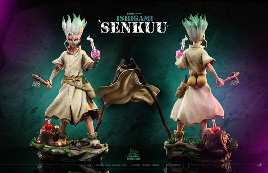 STONE STUDIO – DR. STONE: FIVE WISE COMMANDERS SERIES 1. SENKU ISHIGAMI [IN STOCK]