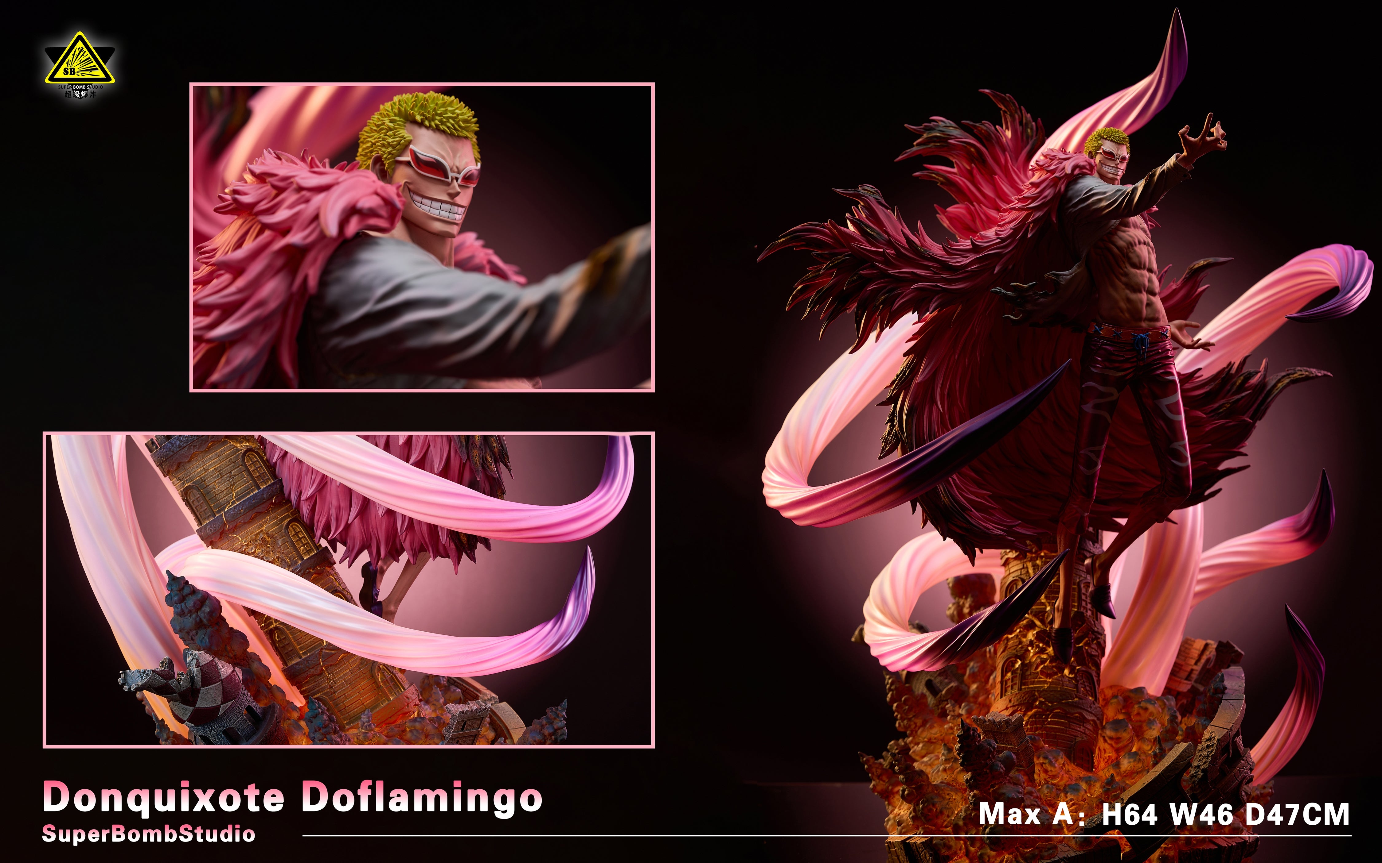 SUPER BOMB STUDIO – ONE PIECE: THIRD ANNIVERSARY DOFLAMINGO [PRE-ORDER – FF  COLLECTIBLES