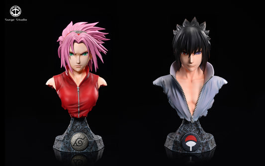 SURGE STUDIO – NARUTO: BUST SERIES, SASUKE AND SAKURA [IN STOCK]