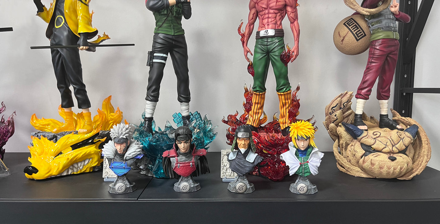 SURGE STUDIO – NARUTO: HOKAGE BUST SERIES 3. HIRUZEN AND 4. MINATO [IN STOCK]