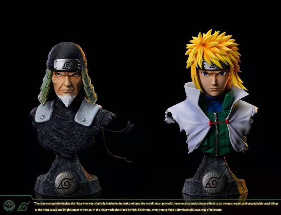 SURGE STUDIO – NARUTO: HOKAGE BUST SERIES 3. HIRUZEN AND 4. MINATO [IN STOCK]