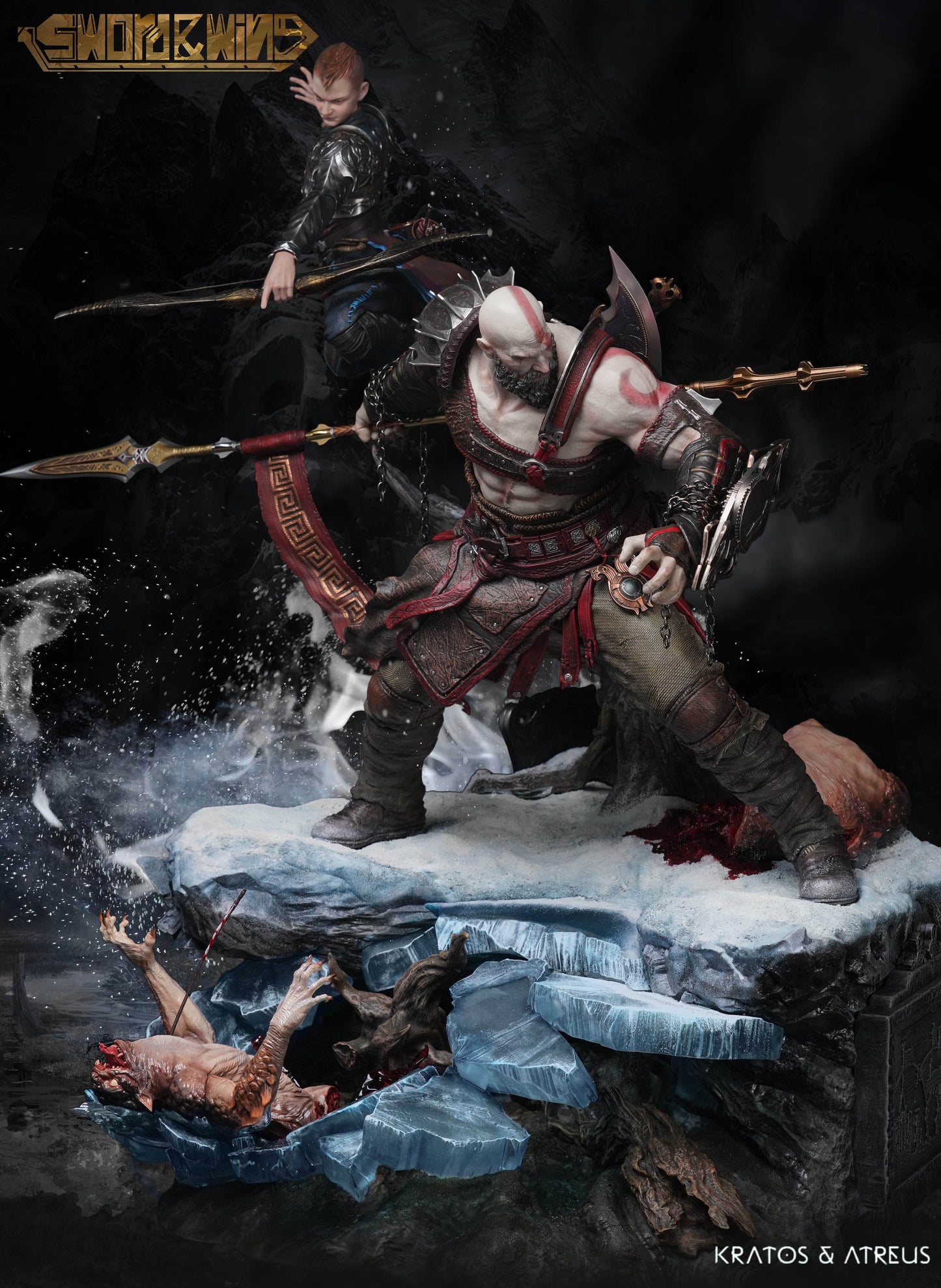 SWORD & WING STUDIO – GOD OF WAR: KRATOS AND ATREUS [PRE-ORDER]