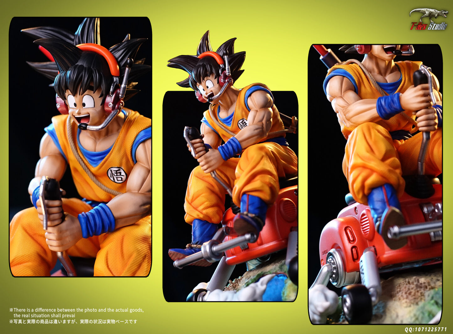 T-REX STUDIO – DRAGON BALL Z: MOTORCYLE SERIES, MOTORCYCLE GOKU [PRE-ORDER]