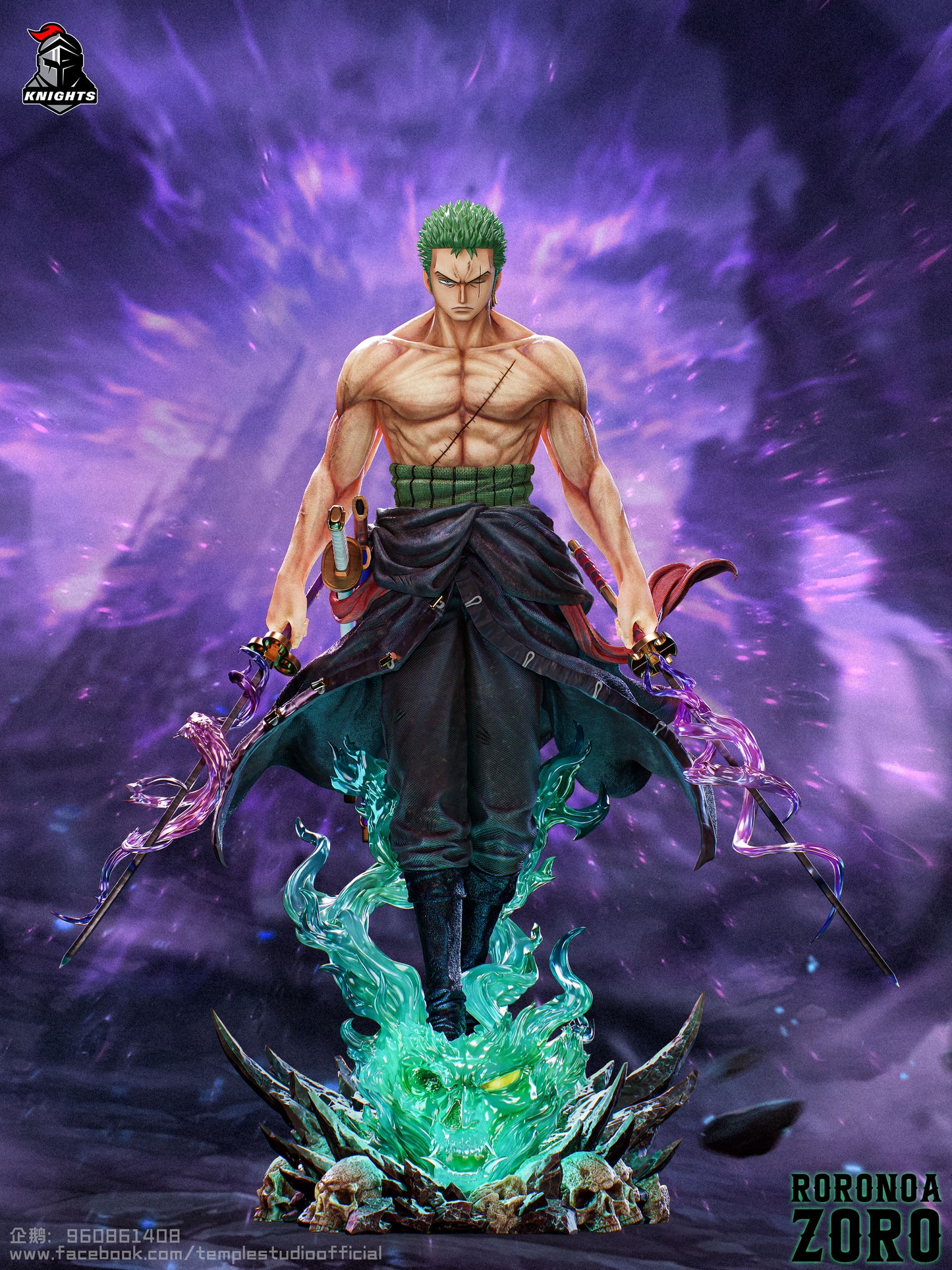 TEMPLE STUDIO – ONE PIECE: MASTER COLLECTION SERIES 5. RORONOA ZORO [PRE-ORDER]