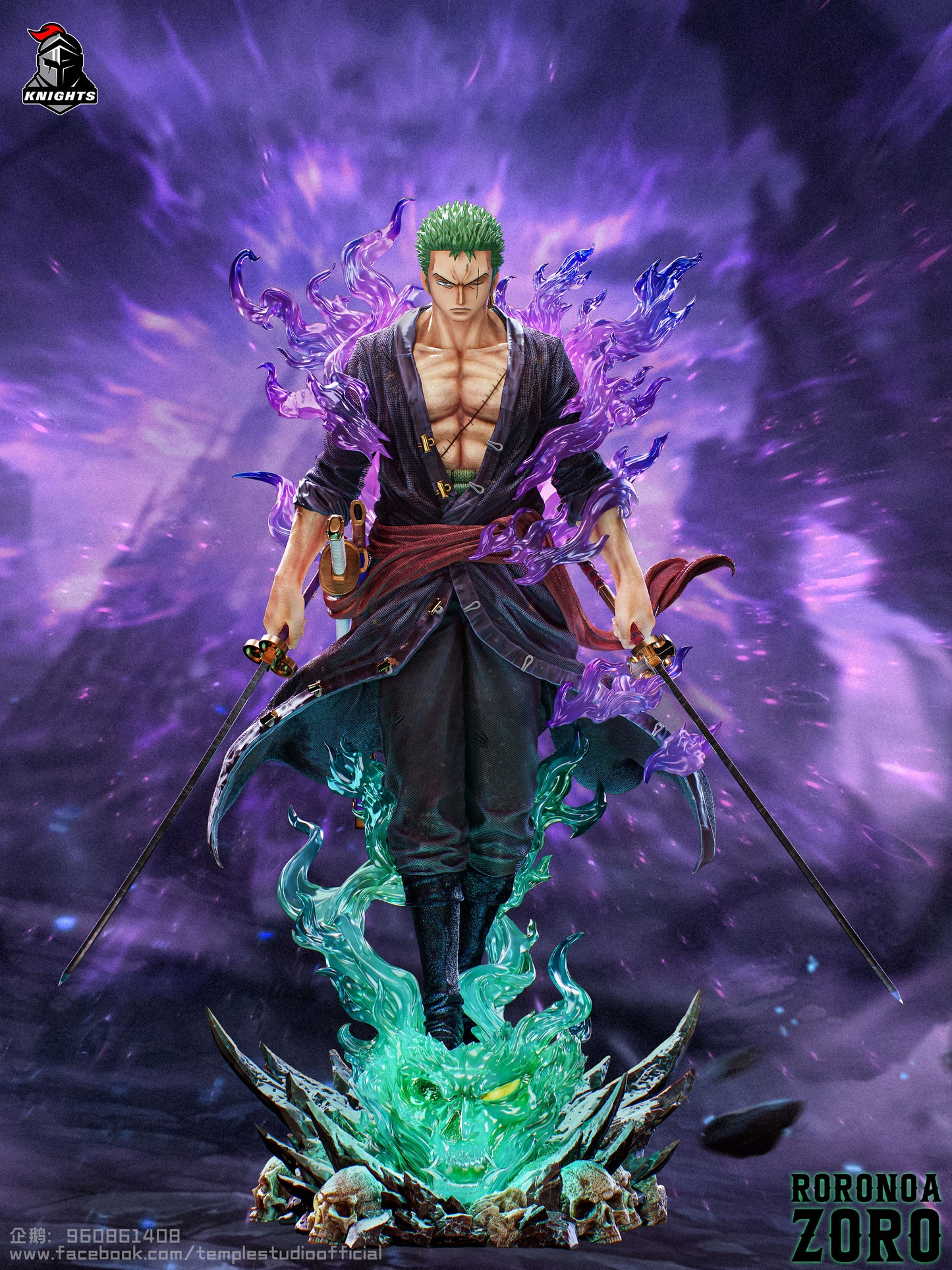 TEMPLE STUDIO – ONE PIECE: MASTER COLLECTION SERIES 5. RORONOA ZORO [PRE-ORDER]