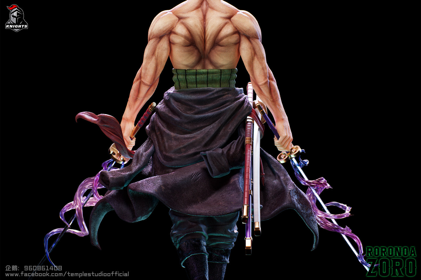 TEMPLE STUDIO – ONE PIECE: MASTER COLLECTION SERIES 5. RORONOA ZORO [PRE-ORDER]