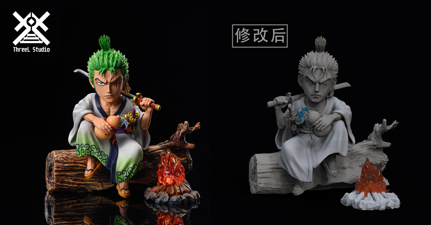 THREEL STUDIO – ONE PIECE: BONFIRE ZORO [IN STOCK]