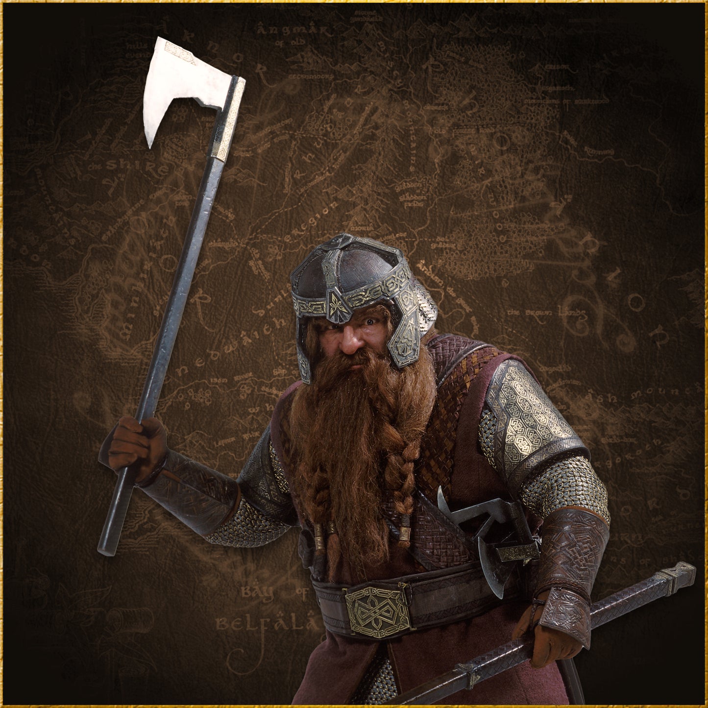 UNITED CUTLERY – LORD OF THE RINGS: BEARDED AXE OF GIMLI (UC2628)