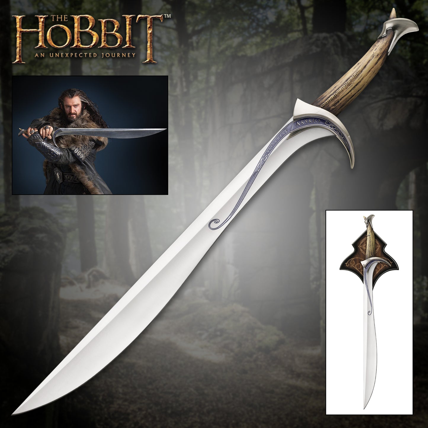 UNITED CUTLERY – THE HOBBIT: ORCRIST, SWORD OF THORIN OAKENSHIELD (UC2928)