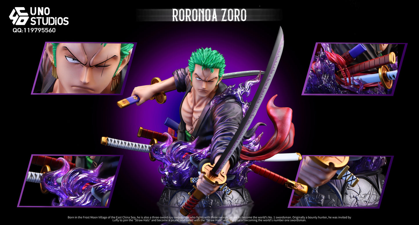 UNO STUDIO – ONE PIECE: BUST SERIES 2. ZORO [PRE-ORDER]