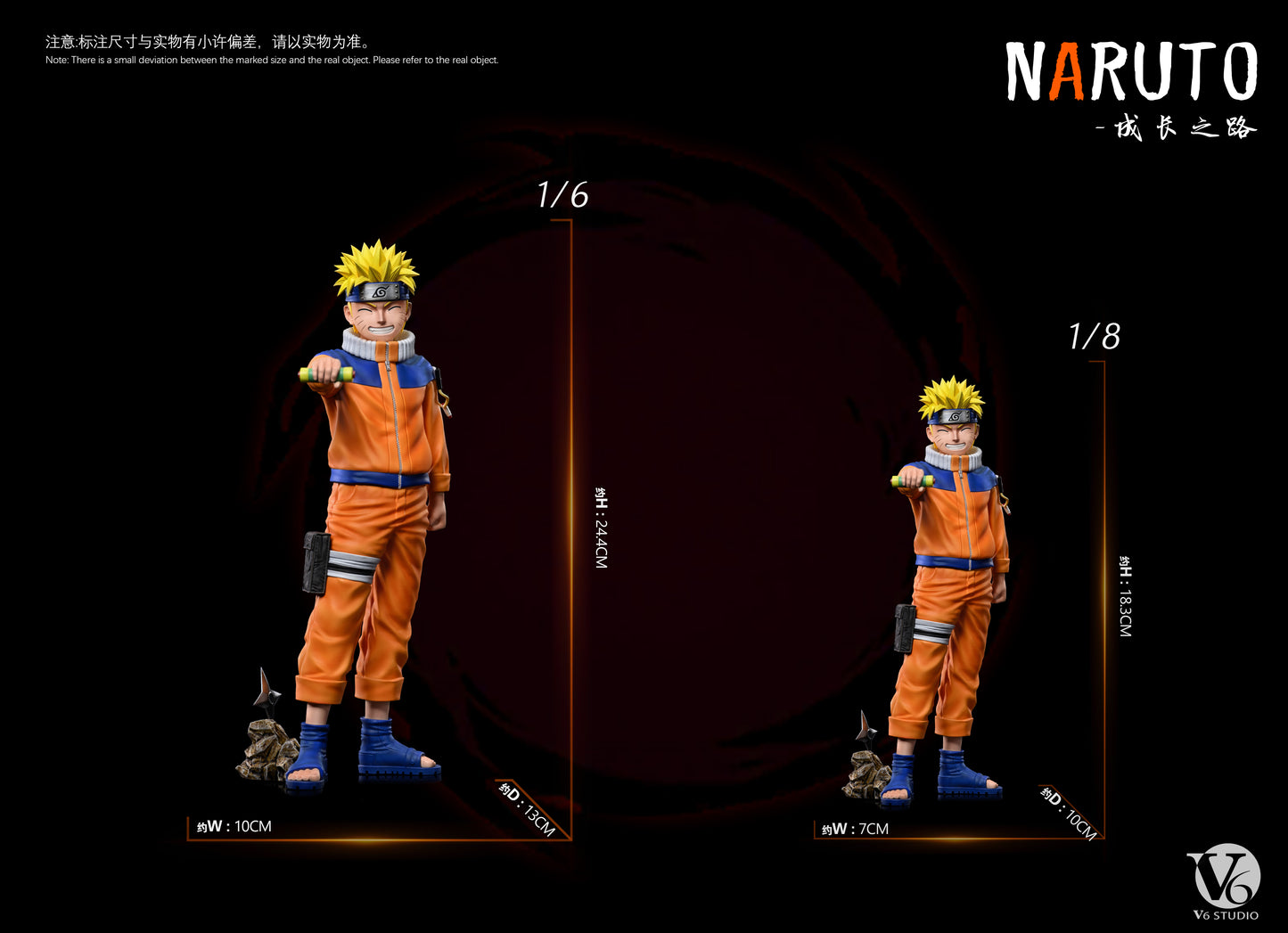 V6 STUDIO – NARUTO: LIFE OF NARUTO AND SASUKE SERIES, PART 2 [IN STOCK]