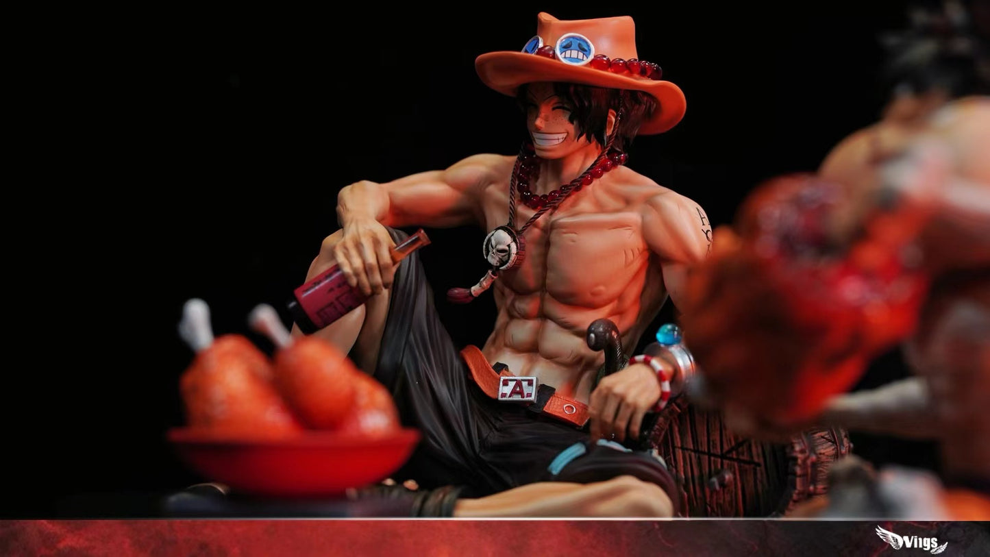 WINGS STUDIO – ONE PIECE: SITTING POSE SERIES 4. BANQUET ACE [IN STOCK]