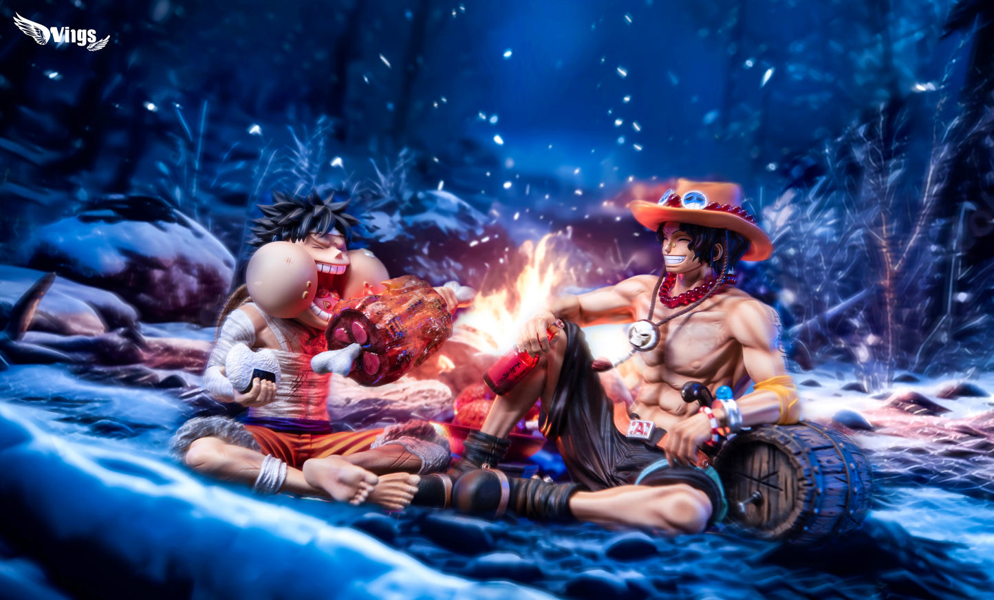 WINGS STUDIO – ONE PIECE: SITTING POSE SERIES 4. BANQUET ACE [IN STOCK]