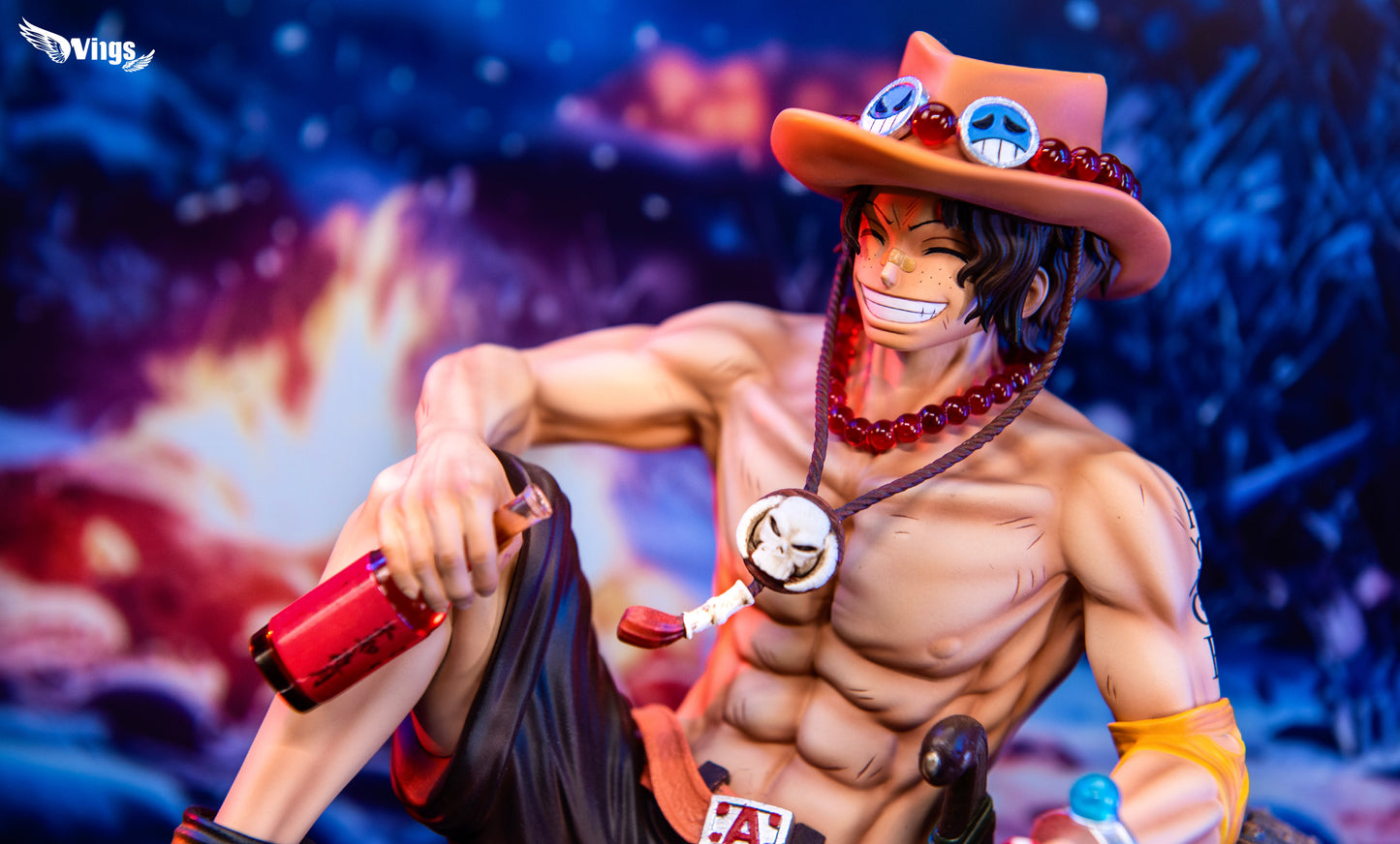 WINGS STUDIO – ONE PIECE: SITTING POSE SERIES 4. BANQUET ACE [IN STOCK]