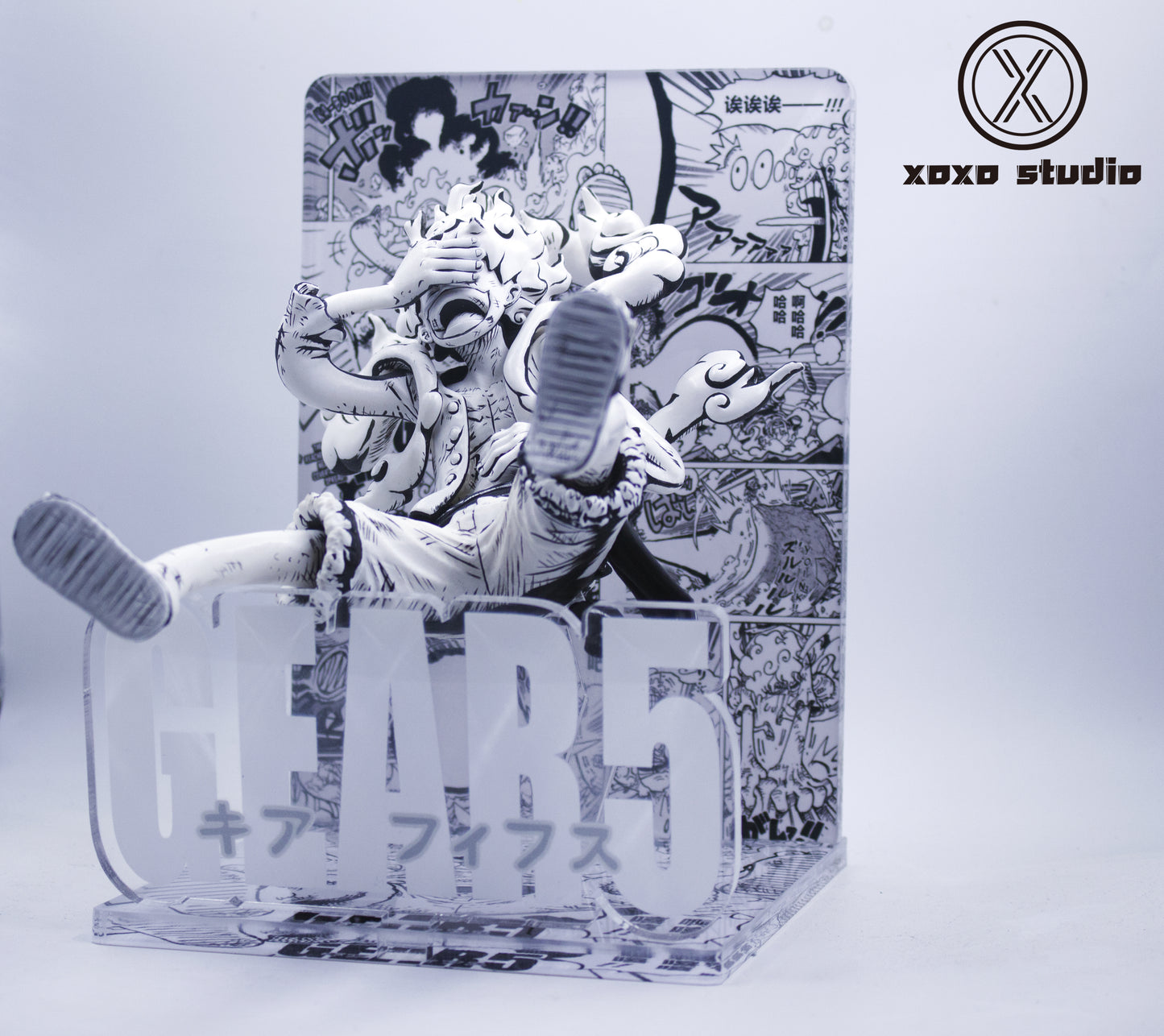 XOXO STUDIO – ONE PIECE: BLACK AND WHITE MANGA SERIES, NIKA LUFFY [PRE-ORDER]