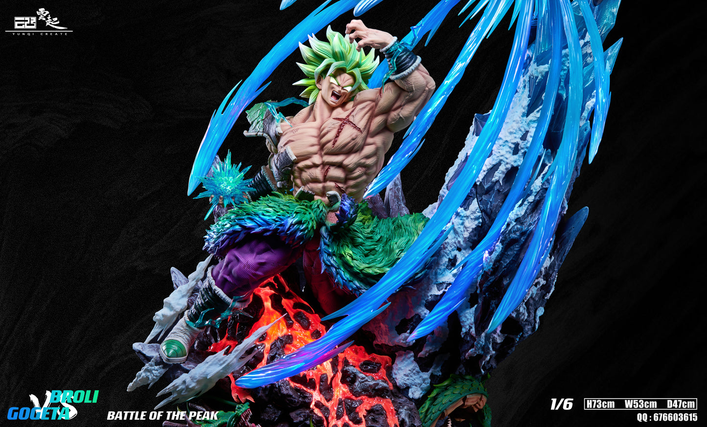 YUNQI STUDIO – DRAGON BALL Z: NO.9 BATTLE OF THE PEAK, BROLY VS GOGETA [SOLD OUT]