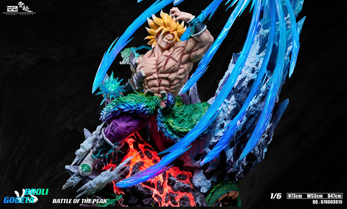 YUNQI STUDIO – DRAGON BALL Z: NO.9 BATTLE OF THE PEAK, BROLY VS GOGETA [SOLD OUT]