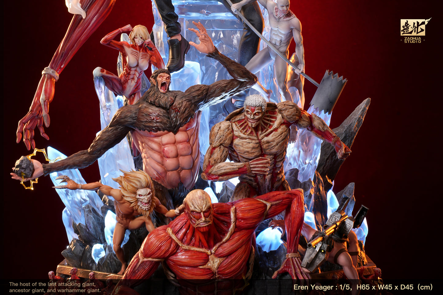 ZAOHUA STUDIO – ATTACK ON TITAN: TITAN SERIES, THRONE OF EREN YEAGAR [IN STOCK]