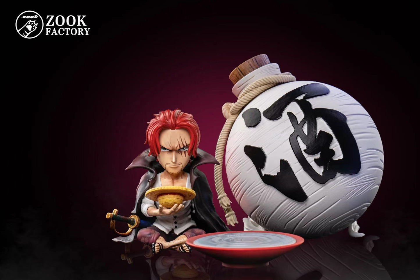 ZOOK FACTORY STUDIO – ONE PIECE: FOUR EMPEROR SERIES 1. RED-HAIRED SHANKS [SOLD OUT]