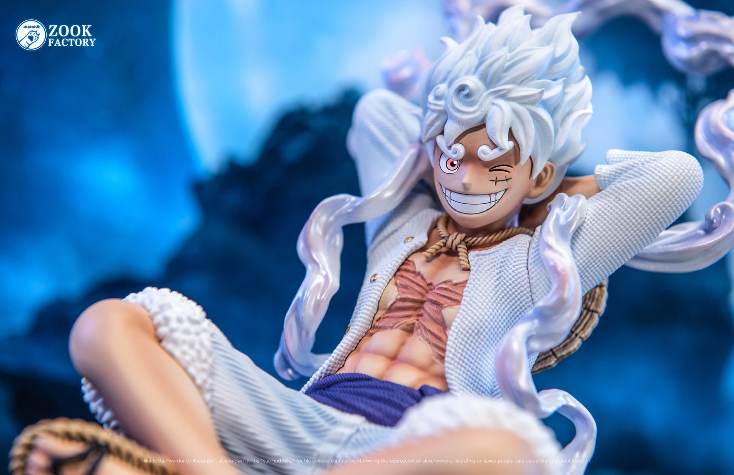 ZOOK FACTORY STUDIO – ONE PIECE: SITTING POSE NIKA LUFFY [IN STOCK]