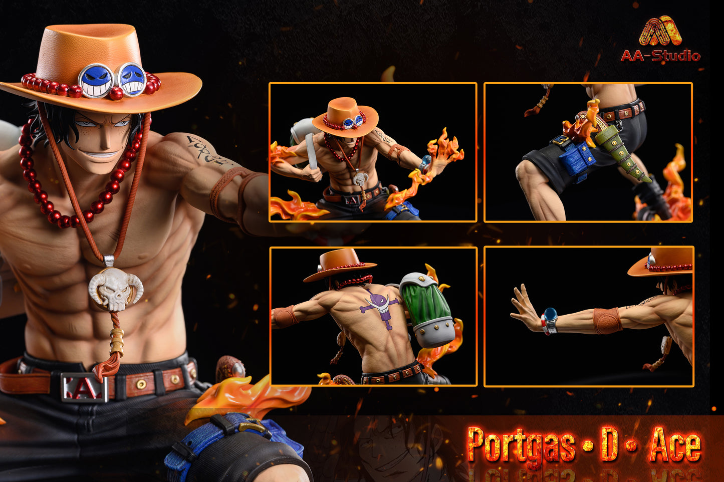 AA STUDIO – ONE PIECE: DEBUT SERIES 3. PORTGAS D. ACE [SOLD OUT]