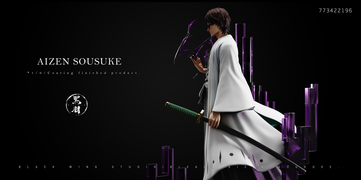 BLACK WING STUDIO – BLEACH: 5TH DIVISION CAPTAIN SOSUKE AIZEN KUROHITSUGI [IN STOCK]