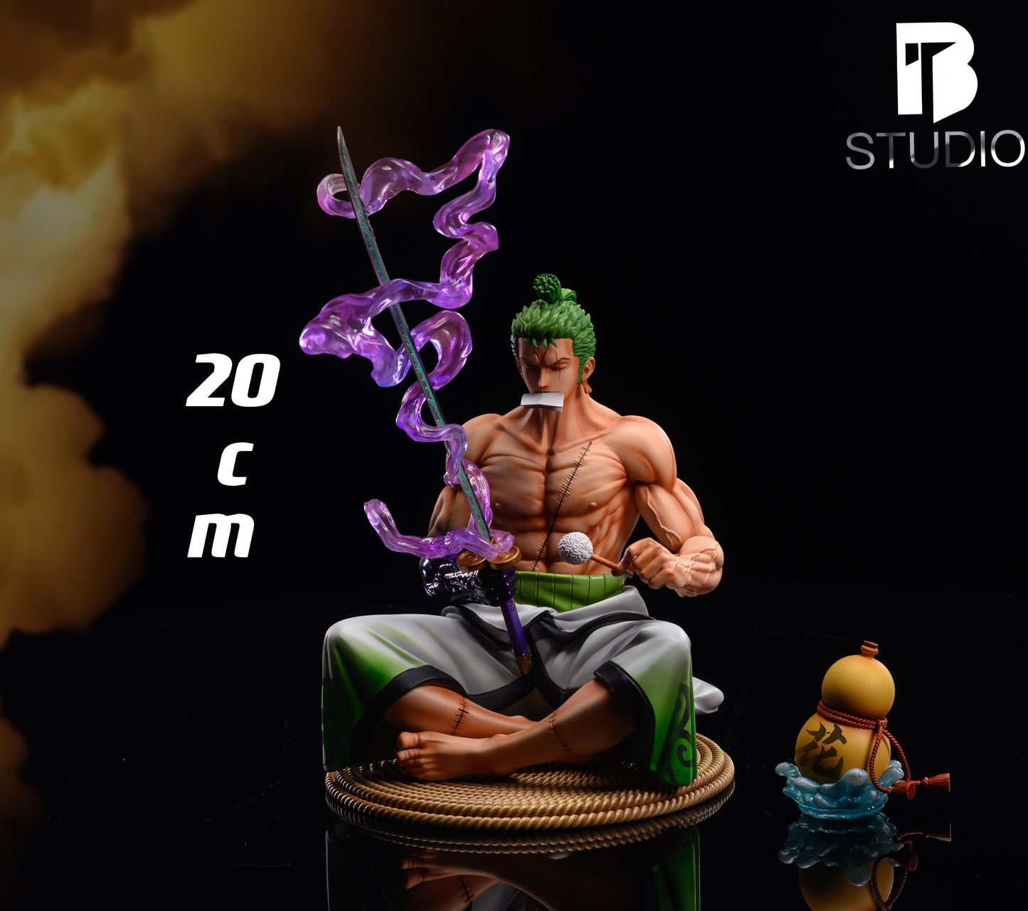 BT STUDIO – ONE PIECE: SITTING POSE SERIES SWORD CLEANING ZORO [SOLD OUT]