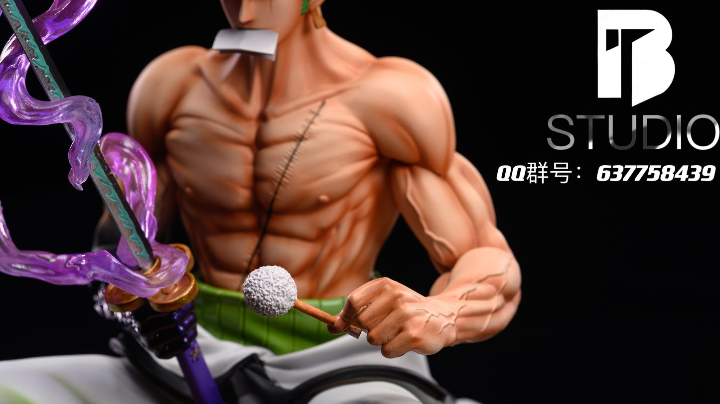 BT STUDIO – ONE PIECE: SITTING POSE SERIES SWORD CLEANING ZORO [SOLD OUT]