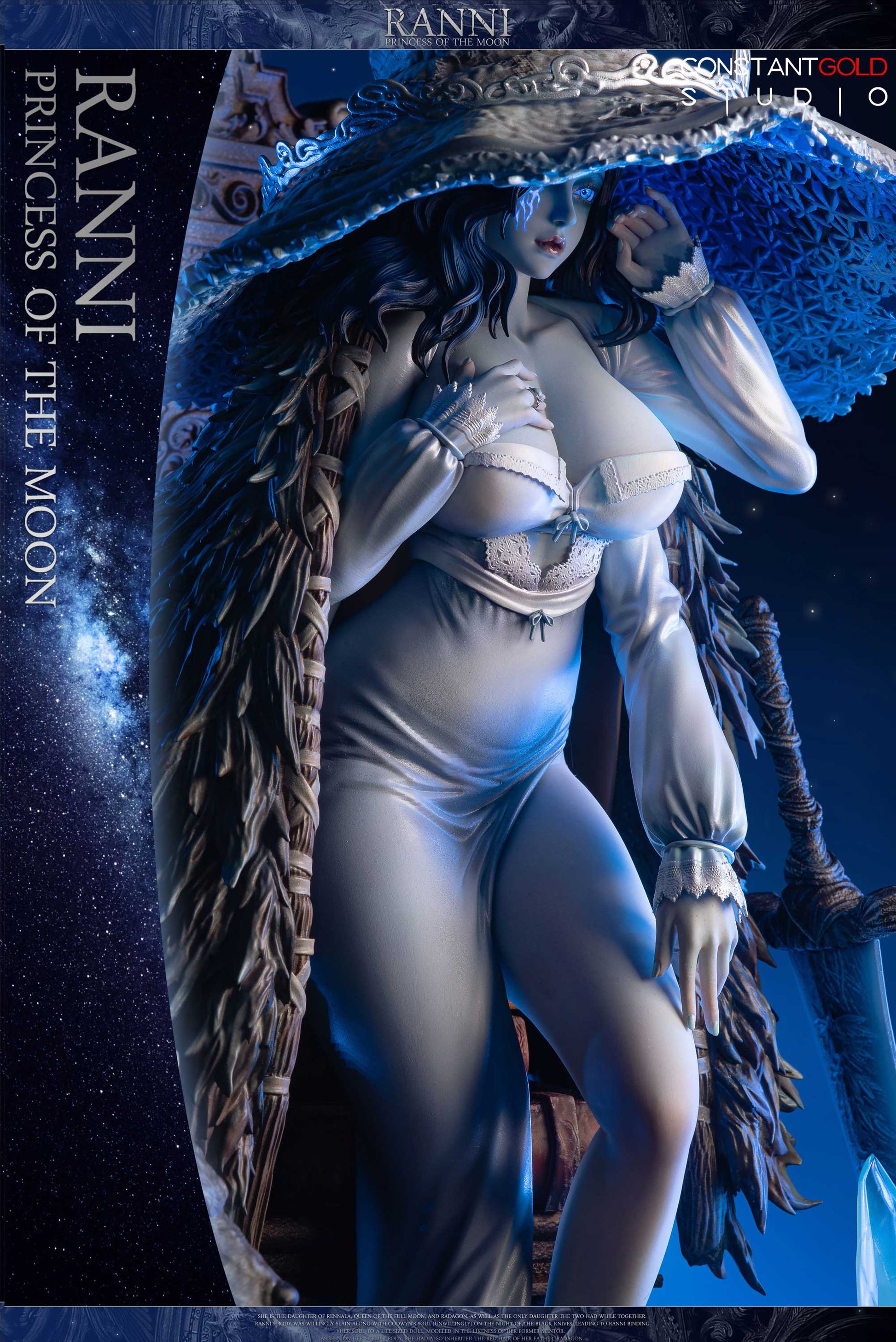 Lunar Princess Ranni Elden Ring Resin Statue by ShowHand Studios - Unboxing  