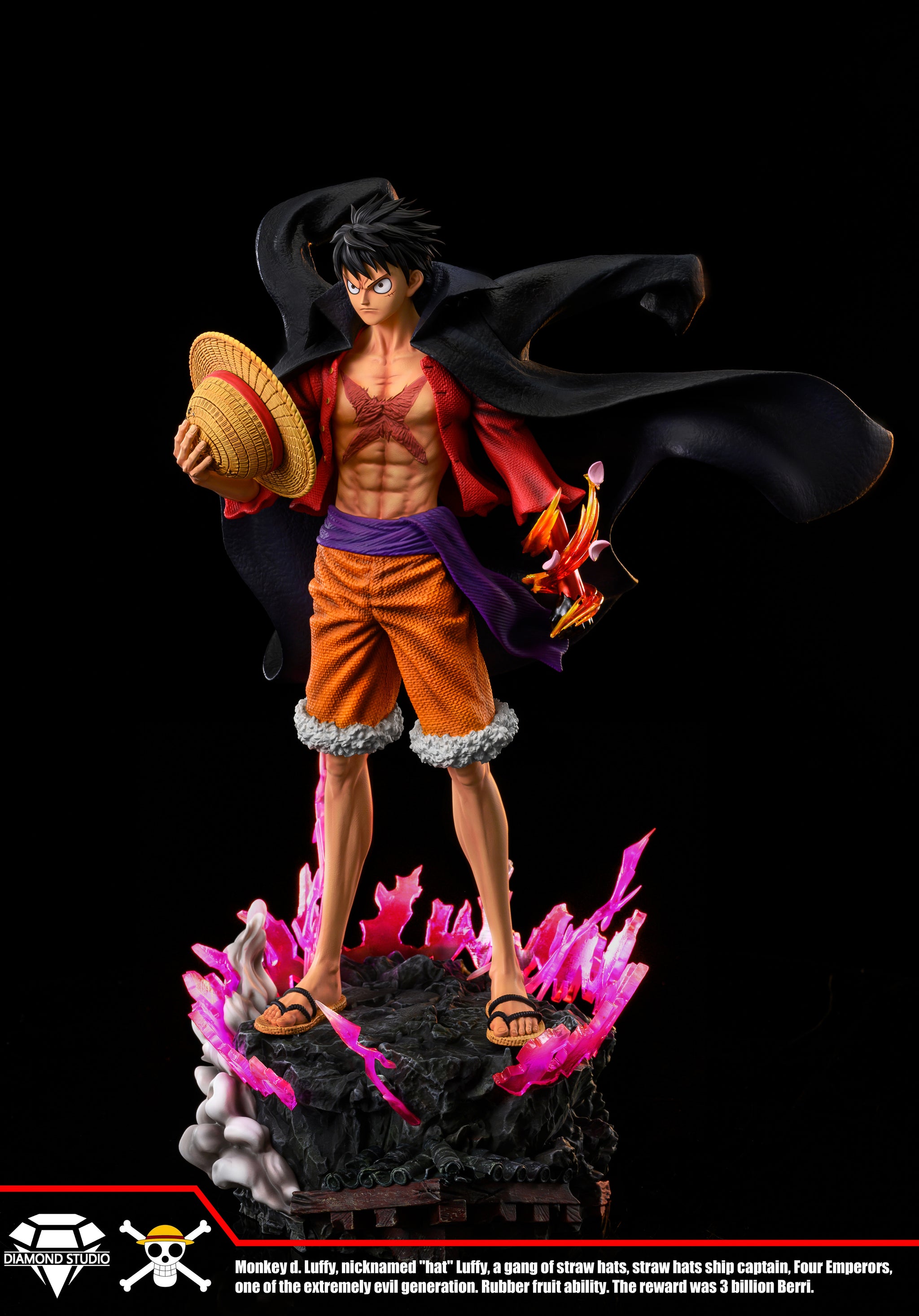 DIAMOND STUDIO – ONE PIECE: STANDING SERIES, RYUO HAKI LUFFY AND FLAME ...