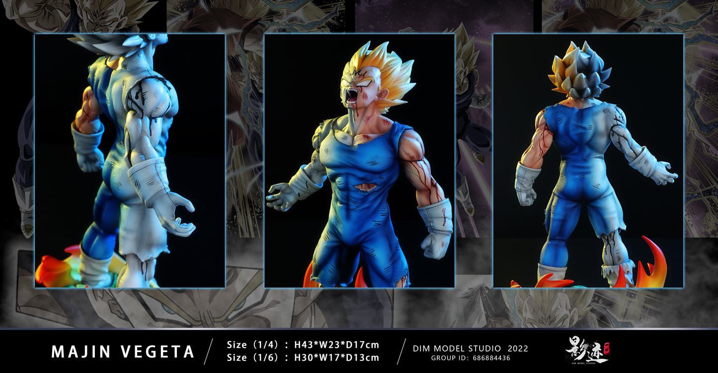 DIM MODEL STUDIO – DRAGON BALL Z: BEFORE AND AFTER FINAL EXPLOSION MAJIN VEGETA [SOLD OUT]