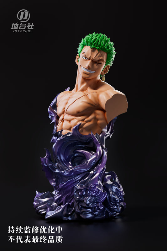 DITAISHE STUDIO – ONE PIECE: RORONOA ZORO BUST [IN STOCK]