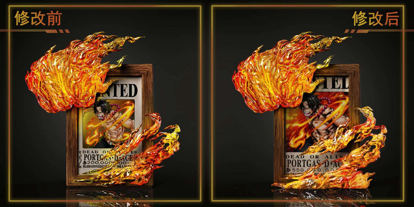 DOD x GOD STUDIO – ONE PIECE: WANTED POSTER WOODEN BOX SERIES, ACE [DISCONTINUED]