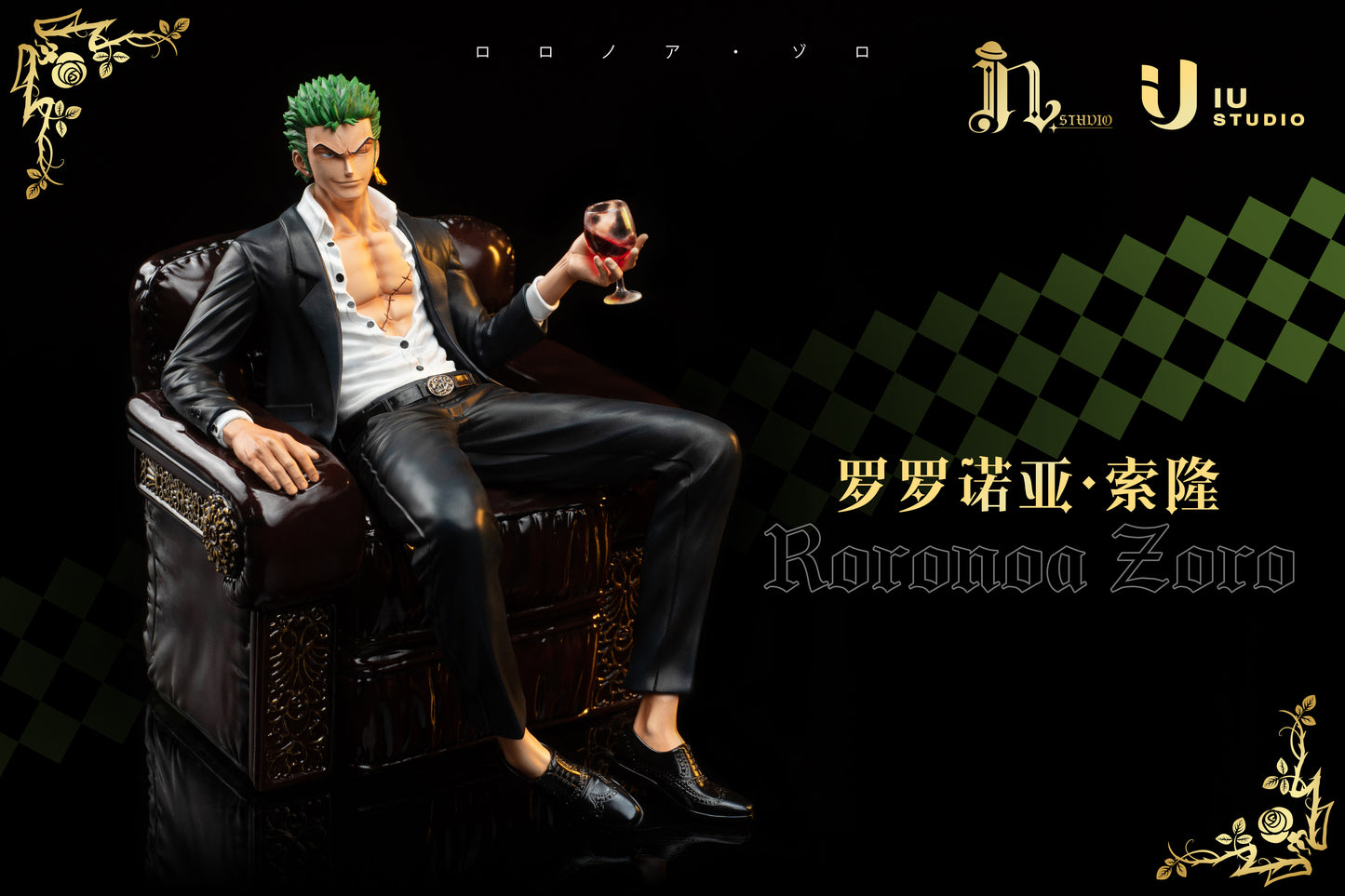 IN x IU STUDIO – ONE PIECE: SUIT THUG SERIES 3. ZORO [IN STOCK]