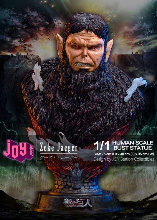 JOY STATION STUDIO – ATTACK ON TITAN: TITAN BUST SERIES, BEAST TITAN 1/1 [IN STOCK]