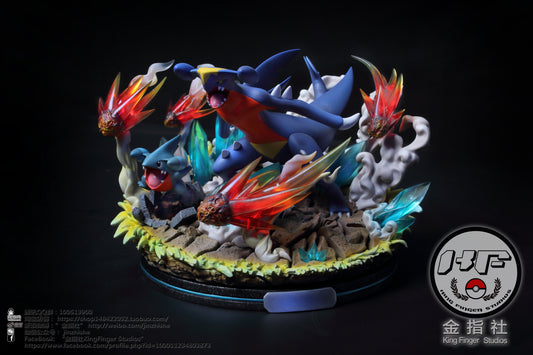 KING FINGER STUDIO – POKEMON: GARCHOMP AND GIBLE [IN STOCK]