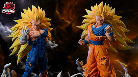 KYLIN STUDIO – DRAGON BALL Z: SUPER SAIYAN 3 SERIES, GOKU AND VEGETA [SOLD OUT]