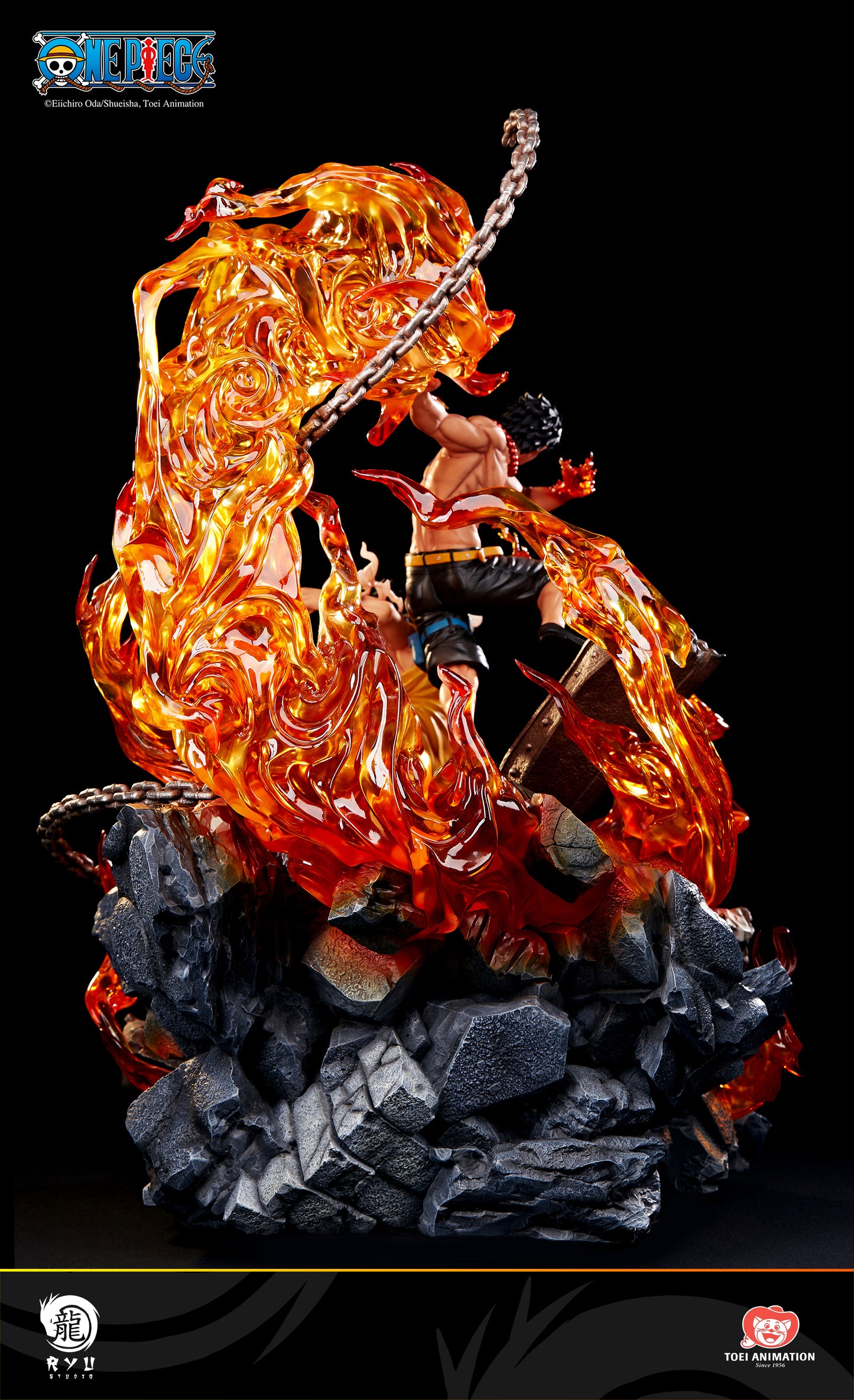 RYU STUDIO – ONE PIECE: MARINEFORD ARC SERIES, LUFFY AND ACE (LICENSED) [IN STOCK]